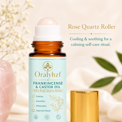 Oralyhzf Organic Castor Oil Roll-On with Frankincense