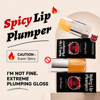 Oralyhzf 💖 spicy Lip Plumper — Fuller-Looking Lip Plumper Gloss