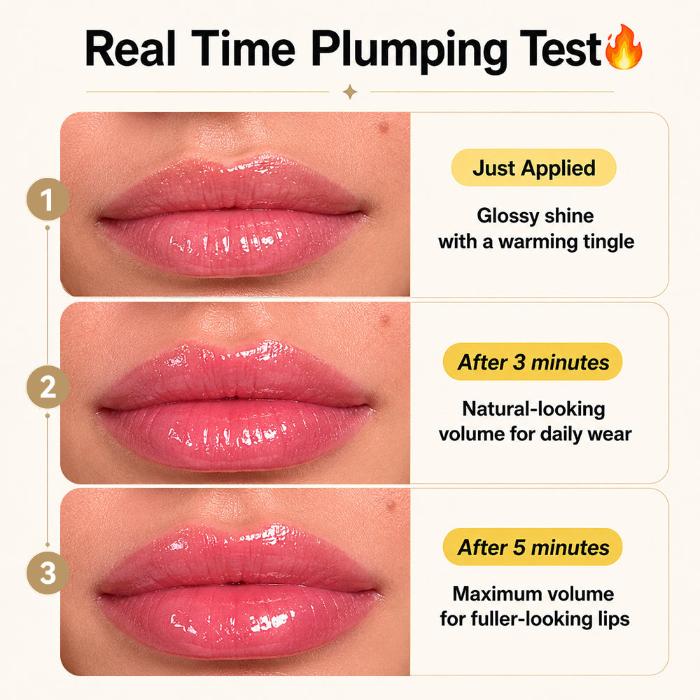 Oralyhzf 💖 spicy Lip Plumper — Fuller-Looking Lip Plumper Gloss